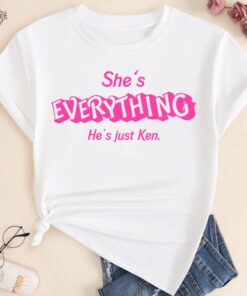 Shes Everything Hes Just Ken Hoodie Birthday Girl Shirt Barbie Birthday Party Ken Outfit Ideas Patriarchy Ken I Am Kenough Beach Ken Outfit Ken Mojo Dojo Casa House Unique