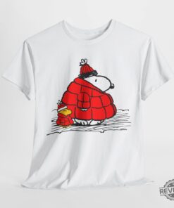 Snoopy And Woodstock Puffer Jacket Shirt Cute Puffy Winter Coat Peanuts Snoopy T Shirt Shirt Hoodie Sweatshirt