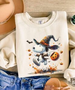 Snoopy Halloween Watercolor Shirt Snoopy Dog Sweater Funny Snoopy Shirt Snoopy Halloween Shirt