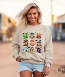 Spooky Nuggets Meal Bucket Shirt Halloween Chicken Nuggets Snoopy Poker Shirt