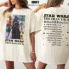 Star Wars The Eras Tour Shirt Kids Disney Shirt Star Wars Characters Shirt Darth Vader Kenobi Skywalker Tano Shirt Unique