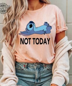 Stitch Not Today Shirt Disney Stitch Low Energy Sweatshirt Stitch Quote Shirt Funny Stitch Hoodie Disney Vacation Shirt Unique