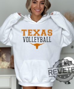 Texas Volleyball Longhorn Cattle Pullover Hoodie Sweatshirt T Shirt Gifts For Men Women Texas Longhorn Volleyball Tee Gift Unique