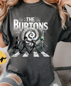 The Burtons Shirt Halloween Spooky Movie Shirt Horror Movie Characters T Shirt Halloween Horror Shirt Hoodie