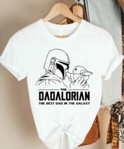 The Dadalorian the best dad in the galaxy Shirt, Star Wars Tee For Dad, Mandalorian Shirt, Best Dad Shirt, Father’s Day Gift, Baby Yoda Shirt