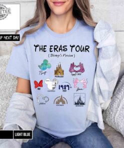 The Eras Tour Shirt Disney Version Shirt Retro Disneyland Castle Shirt Mickey Minnie Eras Tour Shirt Magic Kingdom Shirt Unique
