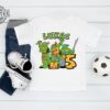 Turtles Birthday Boy Shirt Anime Lover Boy T Shirt Cartoon Birthday Tee Birthday Party Clothes For Kids Toddler Shirt Unique