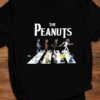 Unisex Snoopy The Beatles In Abbey Road T Shirt And Sweatshirt Sn�py Friend Cute Shirt Gift For Family Christmas New Year Gift Unique