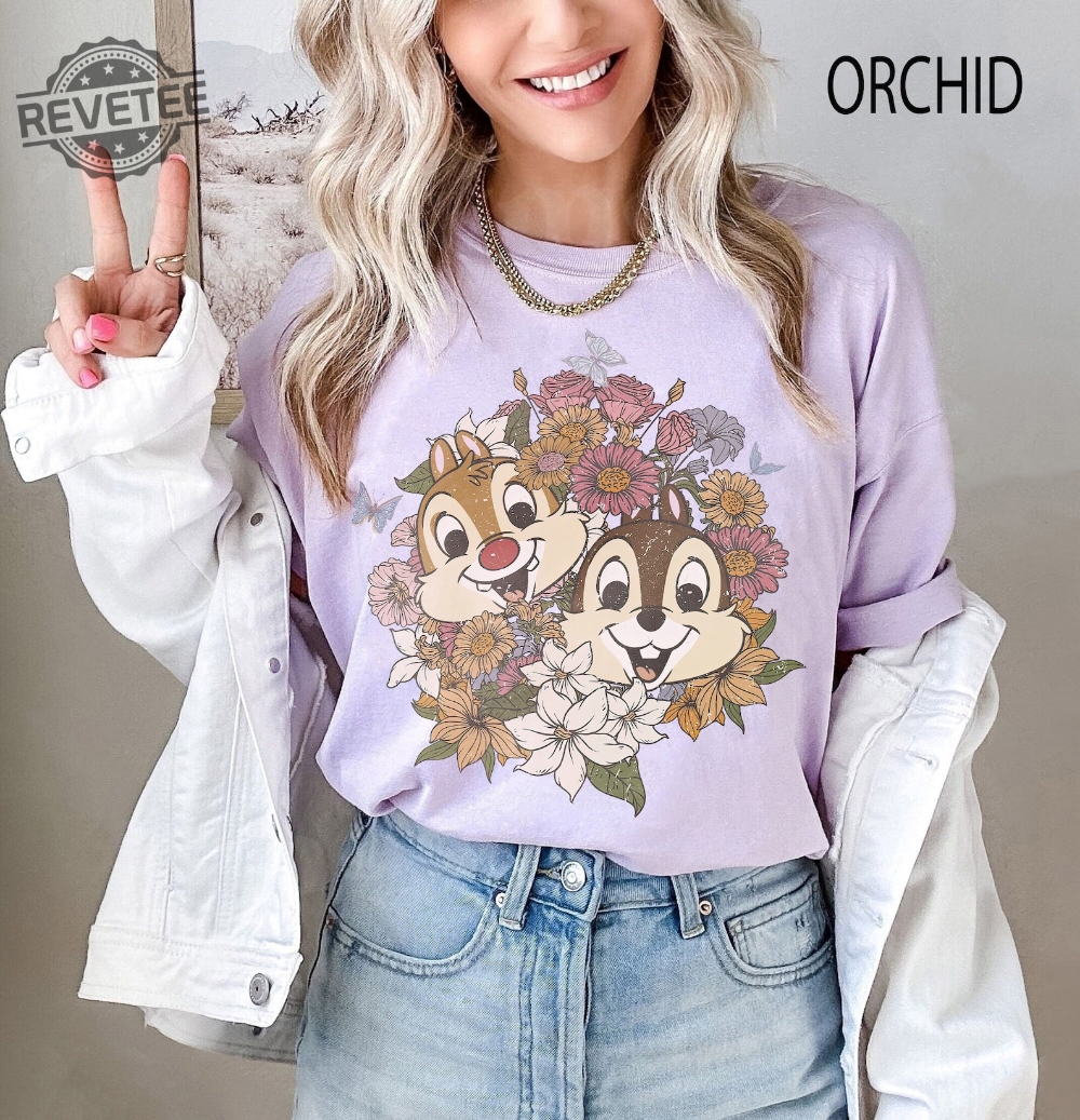 Vintage Chip And Dale Shirt Disney Floral Chip And Dale Shirt Disney Characters Shirt Disney Family Trip Shirt Disney Vacation Shirt Unique Vintage Chip And Dale Shirt Disney Floral Chip And Dale Shirt Disney Characters Shirt Disney Family Trip Shirt Disney Vacation Shirt Unique