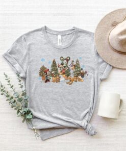 Vintage Disney Christmas Tree Shirt Mickey And Friends Christmas Shirt Vintage Disney Christmas Shirt Disney Matching Christmas Tee Unique