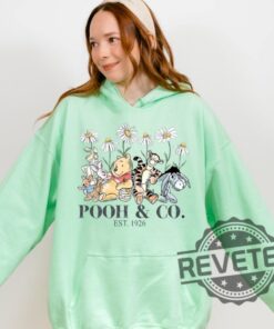 Vintage Disney Floral Pooh And Co Est 1926 Shirt Retro Disney Pooh Bear Shirt