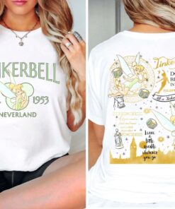 Vintage Disney Princess Tinkerbell Shirt Tinkerbell 1953 Neverland Shirt Disney Princess Tee Gift For Her Gift For Daughter Unique