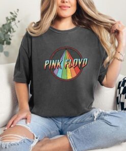 Vintage Pink Floyd Shirt Pink Floyd Rainbow Shirt Pink Floyd Lover Shirt Music Concert Shirt