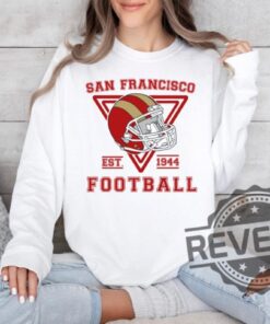 Vintage San Francisco 49Ers Football Shirt Hoodie Sweatshirt Tee Gift For Fan Sf 49Er Crewneck Retro Niners Tshirt San Fran 49 Game Day