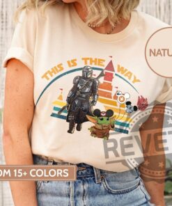 Vintage This Is The Way Shirts The Mandalorian Shirts Star Wars Unisex Mickey Shirt