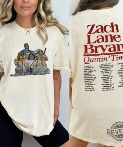 Zach Bryan Music Shirt 2Side Zach Bryan The Quittin Time Tour 2024 Shirt Zach Bryan Someday On My Mind Lyrics