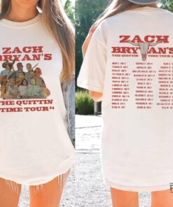 Zach Bryan Shirt The Quittin Time Tour 2024 Shirt Zach Bryan Merch Zach Bryan Tour Shirt