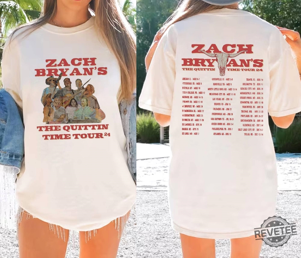 Zach Bryan Shirt The Quittin Time Tour 2024 Shirt Zach Bryan Merch Zach Bryan Tour Shirt Zach Bryan Shirt The Quittin Time Tour 2024 Shirt Zach Bryan Merch Zach Bryan Tour Shirt