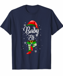 Baby Elf Matching Family Christmas T Shirt Pajamas Elves