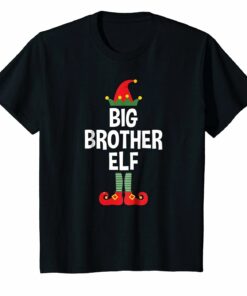 Big Brother Elf Shirt Family Matching Christmas Pajamas