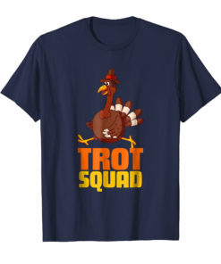Funny Pilgrim Turkey Trot Shirt Thanksgiving Running Tshirt