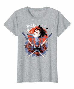 Geisha Tshirt Vintage Traditional Japanese Art Print Tee