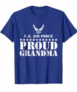 Gift Army Family Proud Grandma Us Air Force T Shirt