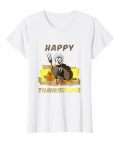 Happy Thanksgiving T Shirt Funny Turkey Day Tee Farmer Shirt