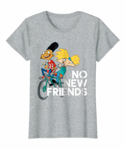 Hey Arnold No New Friends T Shirt