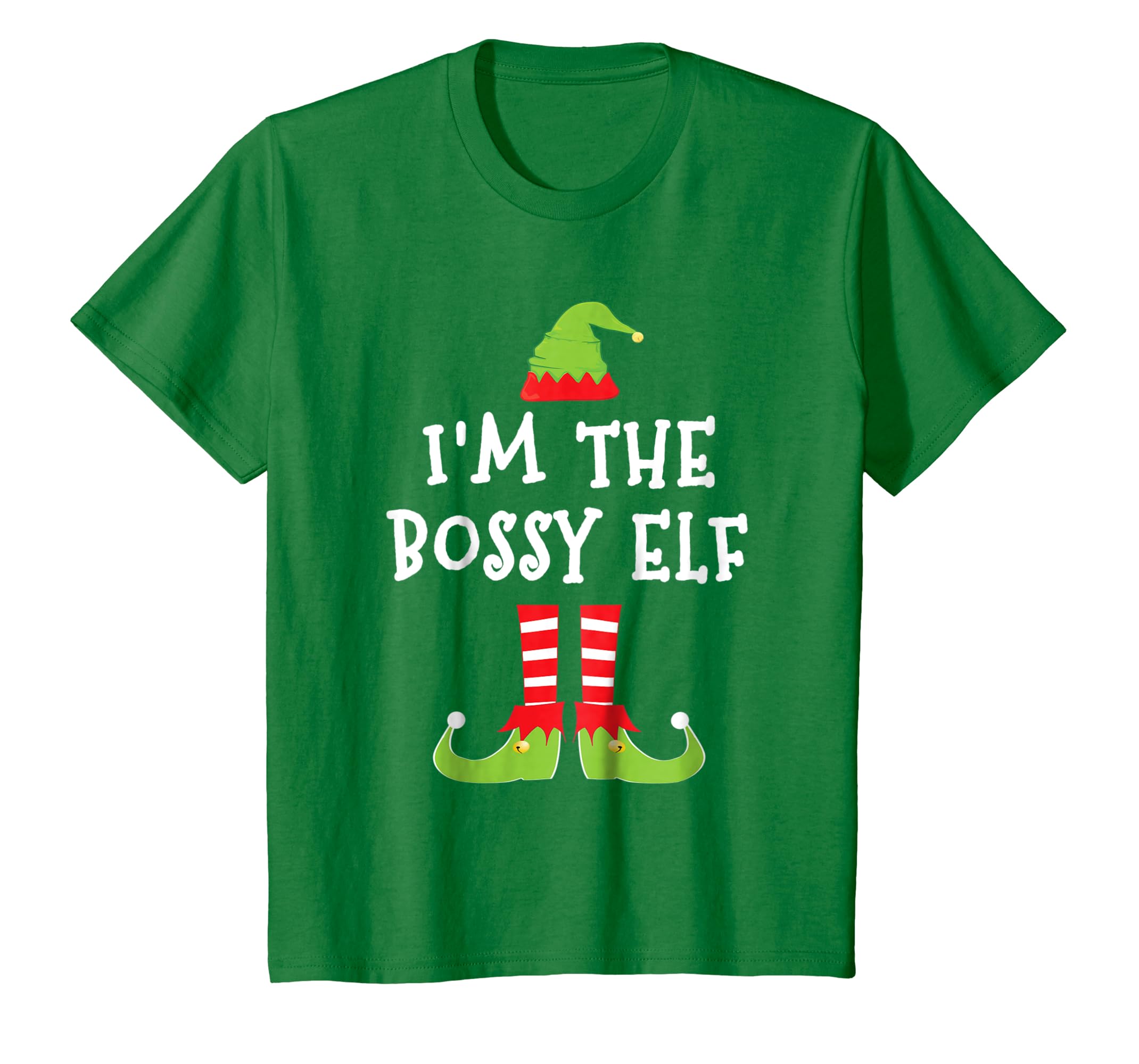 Im The Bossy Elf Matching Family Elf Christmas T Shirt Im The Bossy Elf Matching Family Elf Christmas T Shirt