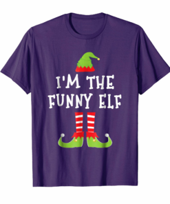 Im The Funny Elf Matching Family Elf Christmas T Shirt
