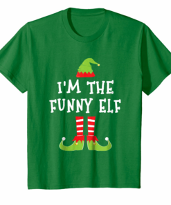 Im The Funny Elf Matching Family Elf Christmas T Shirt