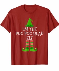Im The Poo Poo Head Elf Matching Family Christmas T Shirt