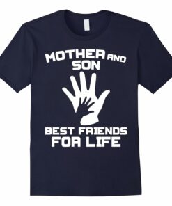 Kids Mother Shirt Friends Black