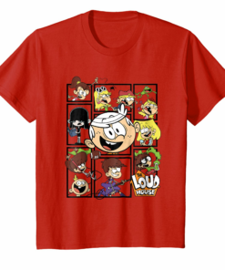 Kids The Loud House Loud Family In Box Frames T Shirt