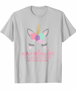 Unicorn Teacher Shirt Funny Cute Teacher Appreciation Gift
