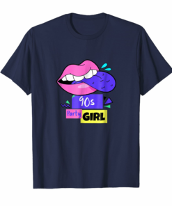90s Party Girl T Shirt Retro Nostalgic Throwback 1990s Gift