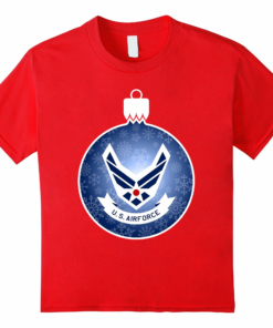 Airforce Ornament Christmas T Shirt Holidays