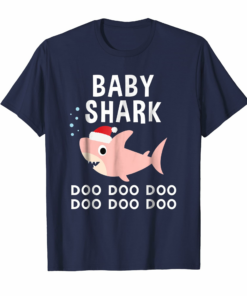 Baby Shark Doo Doo Christmas Shirt For Family Pajamas