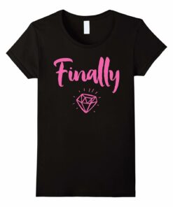 Bachelorette Party Shirts Diamond Finally