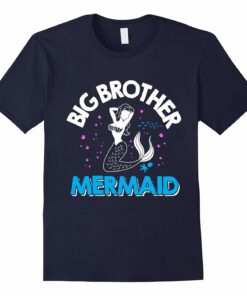 Brother Mermaid Matching Family T Shirt