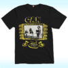CAN Fan Art Shirt, Hand Screened in Yellow and Teal ink on Dark Grey