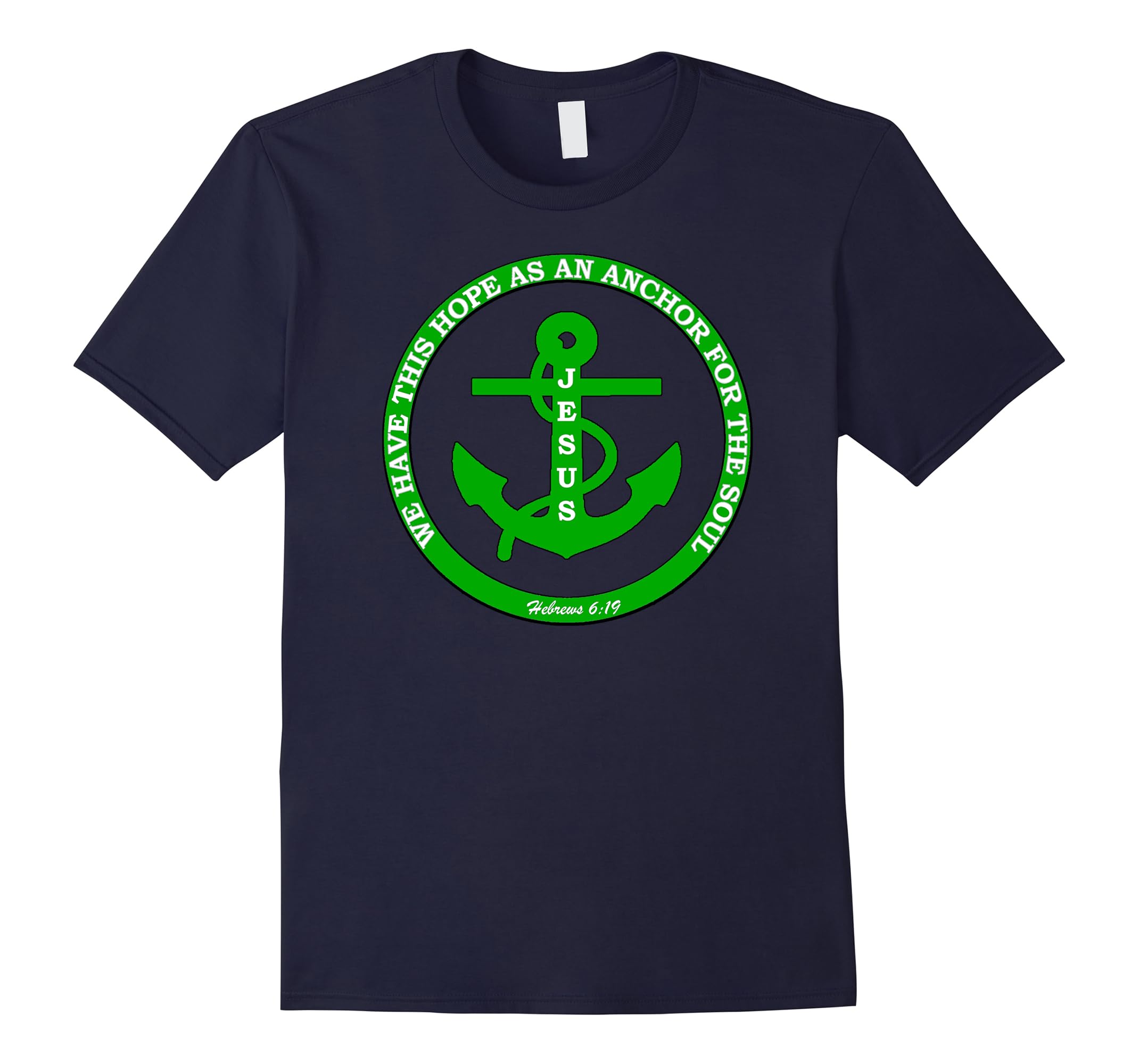 Christian Religious Tshirt Anchor Jesus Christian Religious Tshirt Anchor Jesus