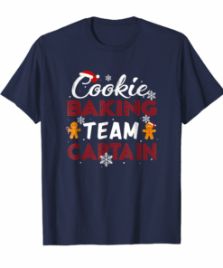 Christmas Baking Team Captain Shirt Holiday Cookie Tee
