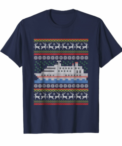 Cruise Ship Christmas Vacation T Shirt Ugly Sweater Style