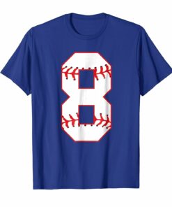Cute Eighth Birthday Party 8th Baseball T Shirt Born 2010