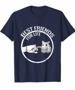 Cute Hamster Best Friends For Life T Shirt Gift