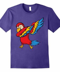 Dabbing Parrot T Shirt Cool Gifts