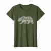 Daddy Bear Vintage Grandfather Dad Gift Fathers Day T Shirt