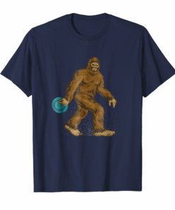 Disc Golf Gifts Bigfoot Disc Golf Men Women Tee Shirts